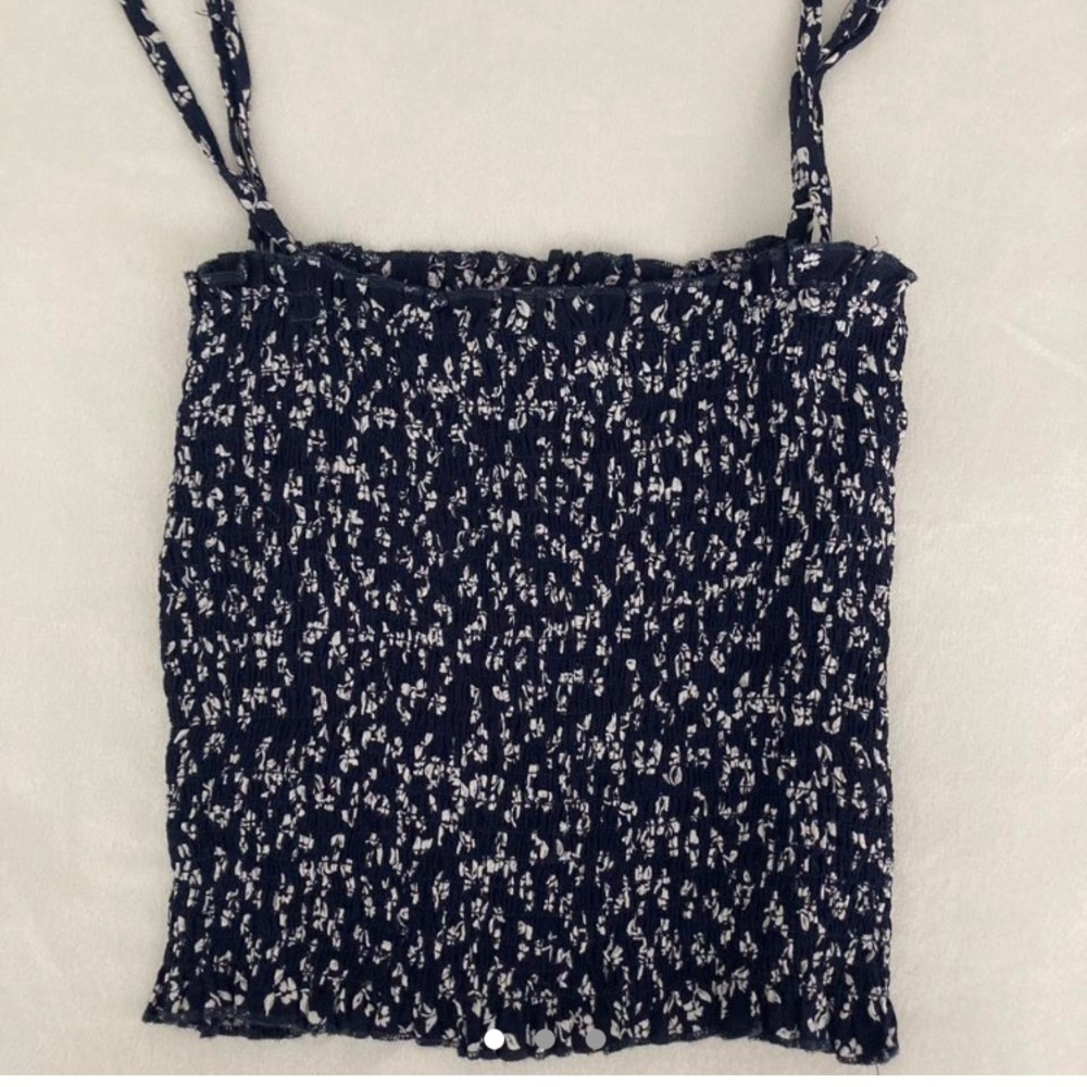 pacsun John galt cropped floral tank
